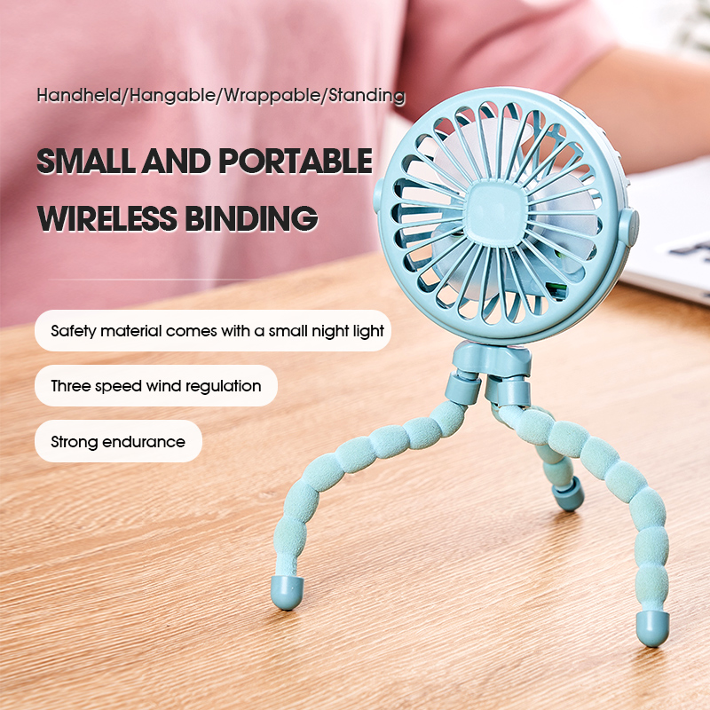 Oscillating Fan Clip - Ventilatore Portatile HOMEFISH per Passeggino, Mini