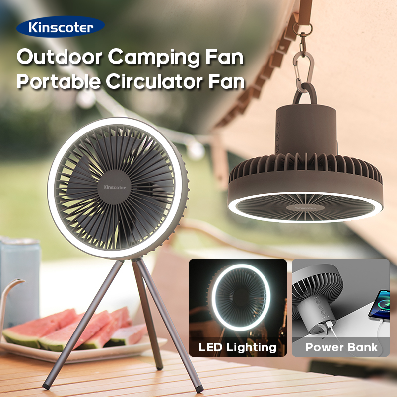 Oscillating Fan Clip - Ventilatore da campeggio 10000mAh 4000mAh Circolatore