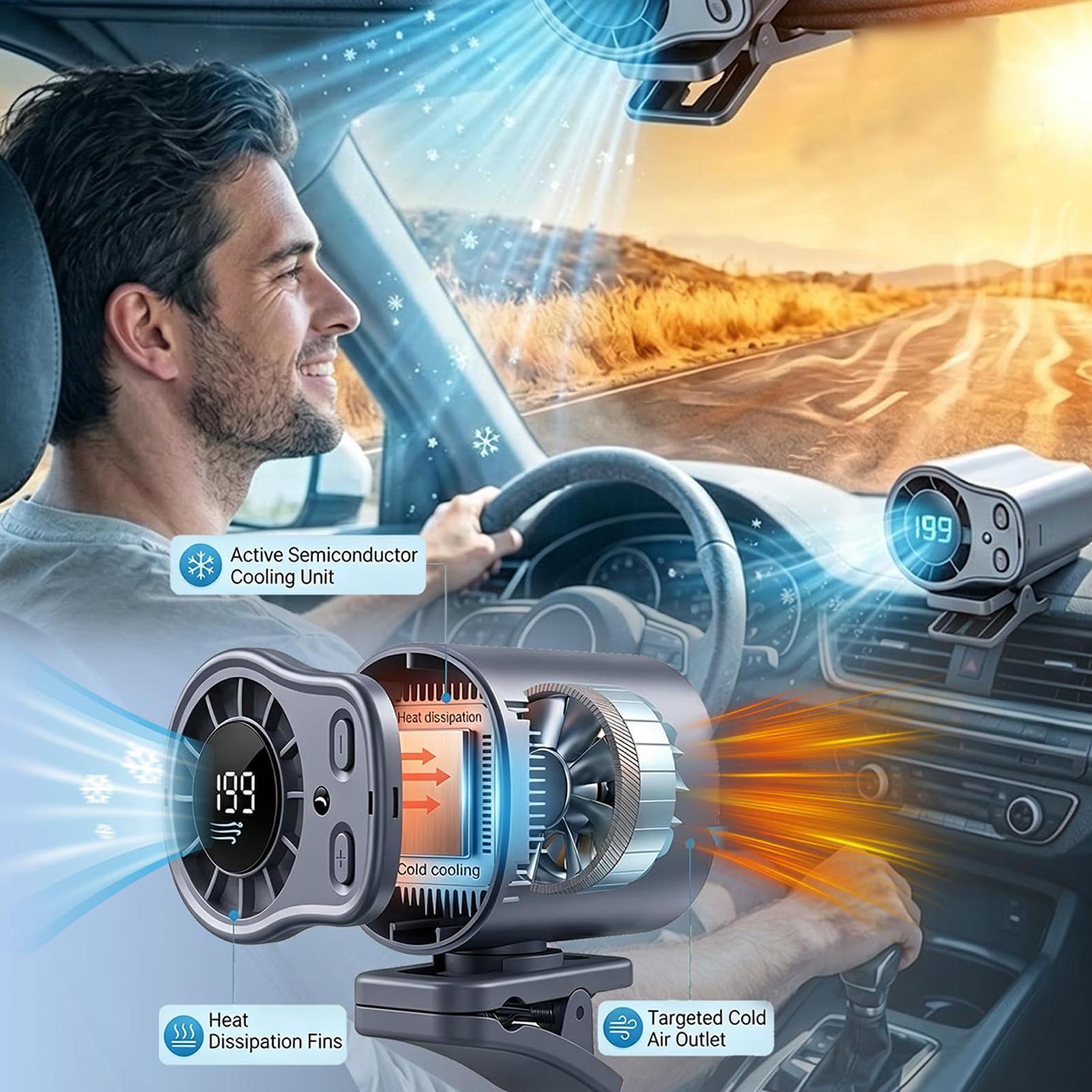 Ventilatore per Auto con Raffr - Oscillating Fan Clip recensione e prezzo
