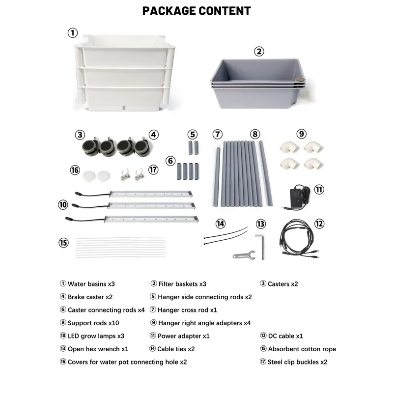 Kit Professionale per Piante d - Urban Farming Hydroponic System recensione e prezzo